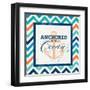 Anchored-null-Framed Art Print