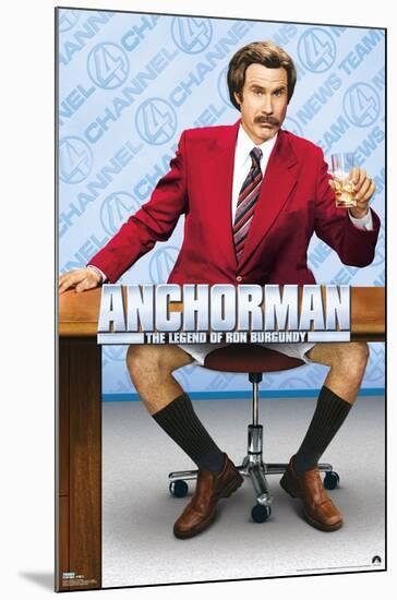 Anchorman - One Sheet-Trends International-Mounted Poster