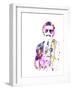 Anchorman Watercolor-Anna Malkin-Framed Art Print