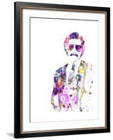 Anchorman Watercolor-Anna Malkin-Framed Art Print