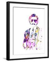 Anchorman Watercolor-Anna Malkin-Framed Art Print