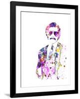 Anchorman Watercolor-Anna Malkin-Framed Art Print