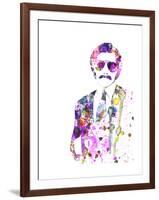 Anchorman Watercolor-Anna Malkin-Framed Art Print