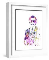 Anchorman Watercolor-Anna Malkin-Framed Art Print