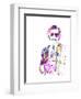 Anchorman Watercolor-Anna Malkin-Framed Art Print