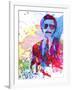 Anchorman Watercolor-Anna Malkin-Framed Art Print