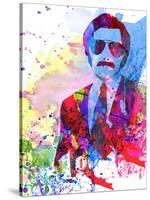 Anchorman Watercolor-Anna Malkin-Stretched Canvas