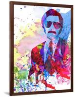 Anchorman Watercolor-Anna Malkin-Framed Art Print