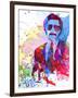 Anchorman Watercolor-Anna Malkin-Framed Art Print