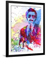 Anchorman Watercolor-Anna Malkin-Framed Art Print