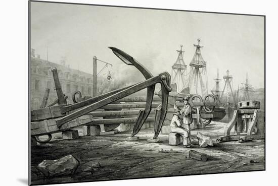 Anchors at Naval Shipyard-Filippino Lippi-Mounted Giclee Print
