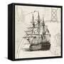 Anchors Away I-Victoria Barnes-Framed Stretched Canvas