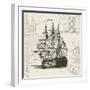 Anchors Away I-Victoria Barnes-Framed Art Print