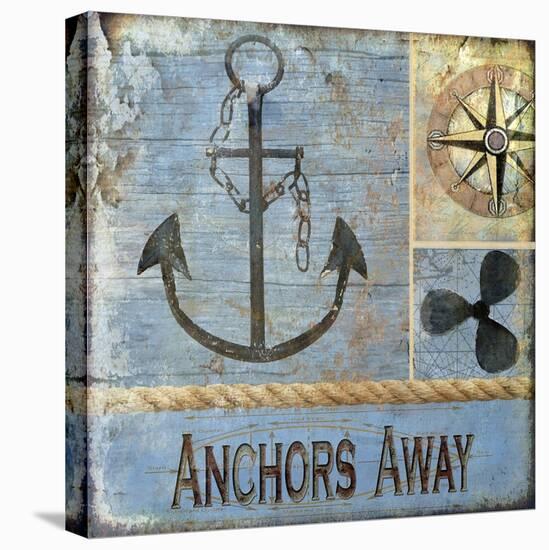 Anchors Away-Karen Williams-Stretched Canvas