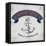 Anchors Aweigh Border-Tiffany Everett-Framed Stretched Canvas