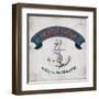 Anchors Aweigh Border-Tiffany Everett-Framed Art Print