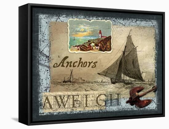 Anchors Aweigh-Kate Ward Thacker-Framed Stretched Canvas