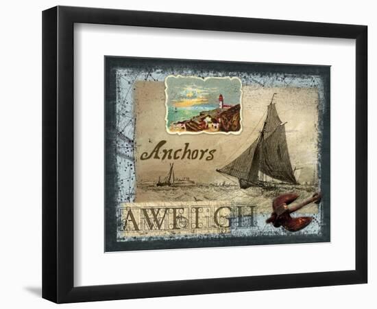 Anchors Aweigh-Kate Ward Thacker-Framed Giclee Print