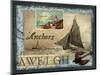 Anchors Aweigh-Kate Ward Thacker-Mounted Giclee Print