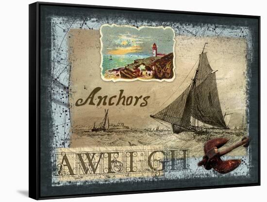 Anchors Aweigh-Kate Ward Thacker-Framed Stretched Canvas