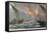 Anchovy Fishing, C1845-Robert Kent Thomas-Framed Stretched Canvas