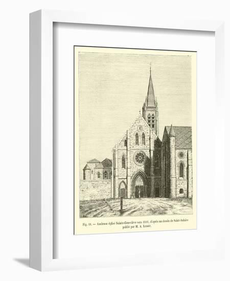 Ancienne Eglise Sainte-Genevieve Vers 1516-null-Framed Giclee Print