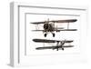 Ancient Airplane-fotoslaz-Framed Photographic Print