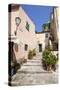 Ancient alley, Porto Azzurro, Elba Island, Livorno Province, Tuscany, Italy, Europe-Roberto Moiola-Stretched Canvas
