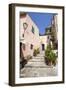 Ancient alley, Porto Azzurro, Elba Island, Livorno Province, Tuscany, Italy, Europe-Roberto Moiola-Framed Photographic Print