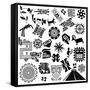 Ancient American Design Elements-Sateda-Framed Stretched Canvas