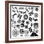 Ancient American Design Elements-Sateda-Framed Art Print