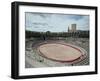 Ancient Amphitheater in a City, Arles Amphitheatre, Arles, Bouches-Du-Rhone, Provence-Alpes-Cote...-null-Framed Premium Photographic Print