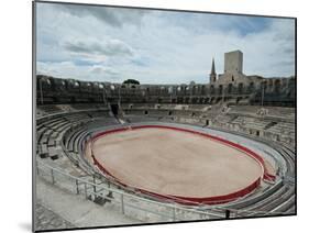 Ancient Amphitheater in a City, Arles Amphitheatre, Arles, Bouches-Du-Rhone, Provence-Alpes-Cote...-null-Mounted Premium Photographic Print