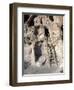 Ancient Anasazi Ruins and Cliff Dwellings in Rock, Bandlelier National Monument, New Mexico, USA-Charles Sleicher-Framed Photographic Print