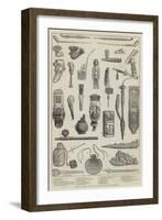 Ancient and Curious Tobacco-Pipes, from the International Exhibition-null-Framed Giclee Print