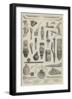 Ancient and Curious Tobacco-Pipes, from the International Exhibition-null-Framed Giclee Print