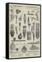 Ancient and Curious Tobacco-Pipes, from the International Exhibition-null-Framed Stretched Canvas