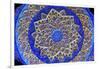 Ancient Arab Islamic Designs Blue Pottery, Madaba, Jordan-William Perry-Framed Photographic Print