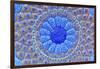 Ancient Arab Islamic Designs. Blue Pottery, Madaba, Jordan-William Perry-Framed Photographic Print
