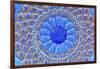 Ancient Arab Islamic Designs. Blue Pottery, Madaba, Jordan-William Perry-Framed Photographic Print