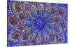 Ancient Arab Islamic Designs Blue Pottery, Madaba, Jordan-William Perry-Stretched Canvas