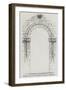 Ancient Arch in St Benedict's Church, Cambridge-null-Framed Giclee Print