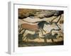 Ancient Artwork on the Walls of the Cave at Lascaux-null-Framed Premium Photographic Print