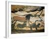 Ancient Artwork on the Walls of the Cave at Lascaux-null-Framed Photographic Print