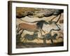 Ancient Artwork on the Walls of the Cave at Lascaux-null-Framed Photographic Print