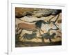 Ancient Artwork on the Walls of the Cave at Lascaux-null-Framed Photographic Print