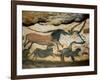 Ancient Artwork on the Walls of the Cave at Lascaux-null-Framed Photographic Print