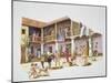 Ancient Athens - Reconstruction of a House-null-Mounted Giclee Print