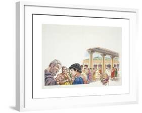 Ancient Athens - Reconstruction of the Gymnasium-null-Framed Giclee Print