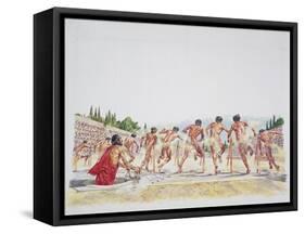 Ancient Athens - Reconstruction of the Stadium-null-Framed Stretched Canvas